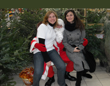 <b>les ELLES</b> rencontrent le P�re No�l